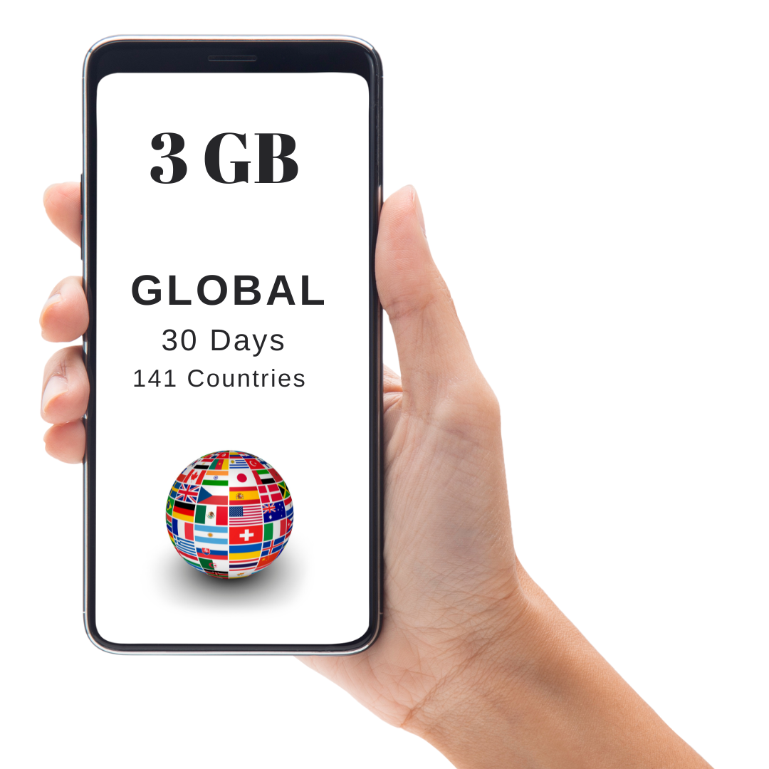 3 GB Global 30 Days